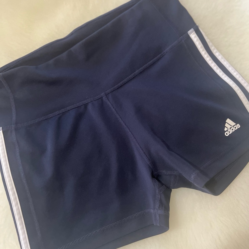 Adidas Women's Dark Blue Athletic Shorts
